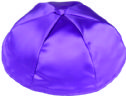 Medium Purple Satin Kippah